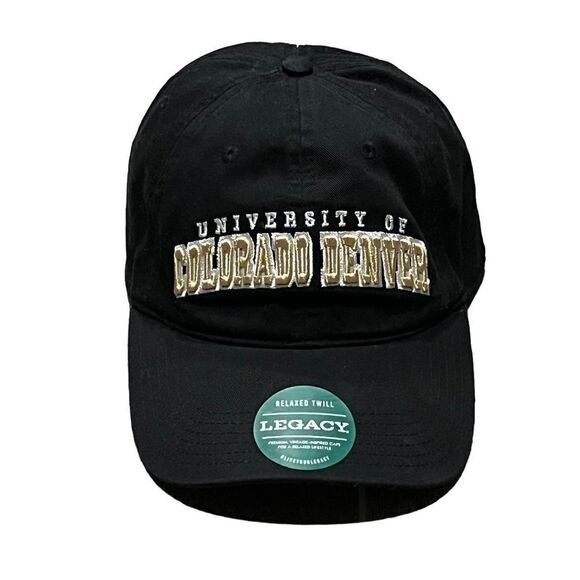 Legacy NWOT University of Colorado Denver Black Baseball Hat - Picture 1 of 11